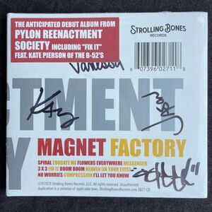 Pylon Reenactment Society – Magnet Factory – Compact Disc, CD, Signed 2024 NEW